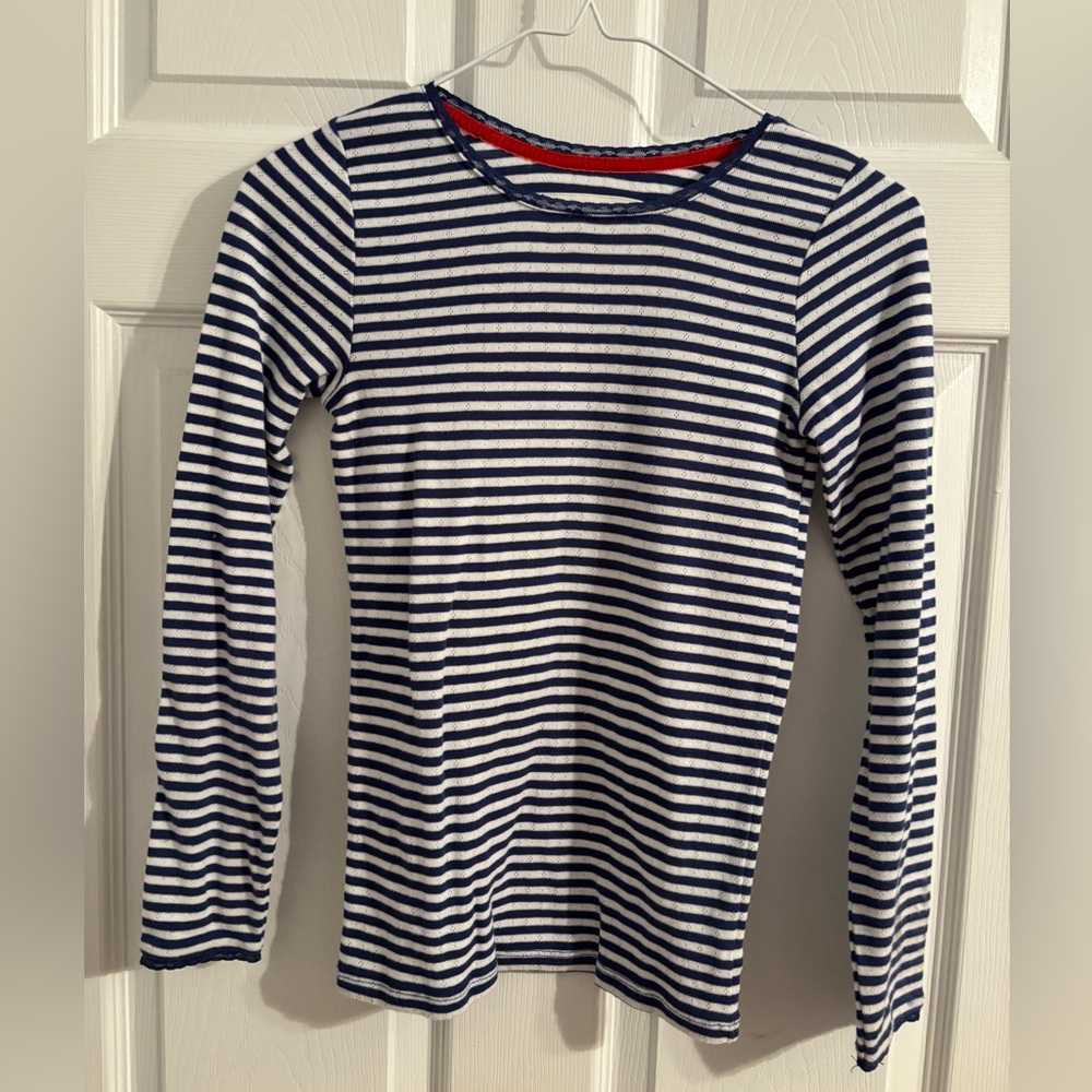 Boden long sleeve, pointelle tee